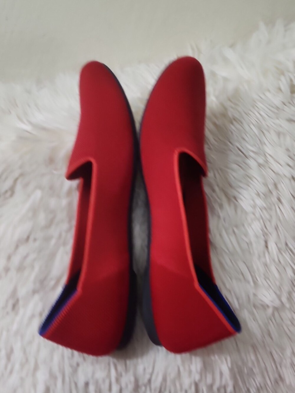 Rothy's Red Rounded-Toe Ballet Flats - Picture 4 of 8